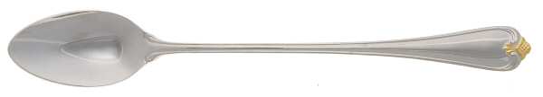 Golden Rosecliff (Stainless-Gold Accent) Iced Tea Spoon