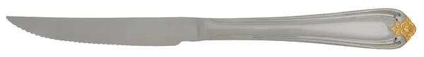 Golden Rosebud (Stainless) Individual Solid Handle Steak Knife