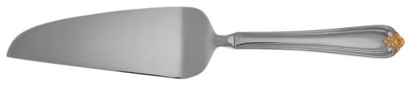Golden Rosebud (Stainless) Pie and Cake Server with Stainless Blade HC
