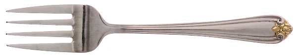 Golden Rosebud (Stainless) Individual Salad Fork