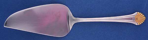 Golden Seafare (Stainless-Gold) Pie and Cake Server, Solid Piece