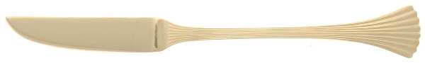 Golden Shell (Gold Electroplate) Flat Handle Master Butter Knife