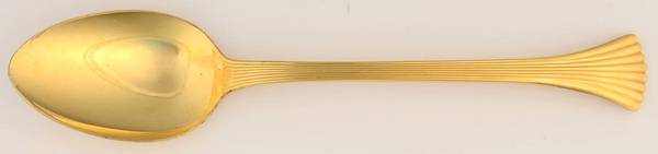 Golden Shell (Gold Electroplate) Tablespoon (Serving Spoon)