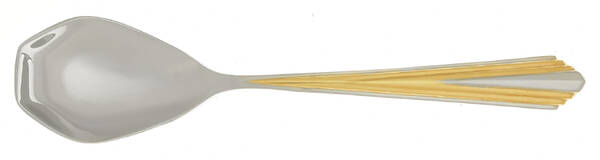Golden Spire (Stainless, Gold Accent) Sugar Spoon