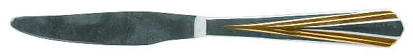 Golden Spire (Stainless, Gold Accent) Modern Hollow Knife