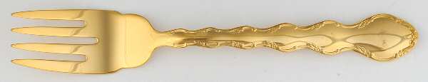 Golden Summertime (Gold Electroplate) Individual Salad Fork