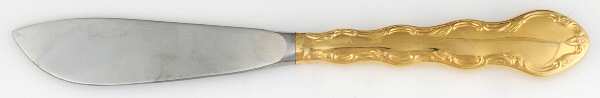 Golden Summertime (Gold Electroplate) Hollow Handle Master Butter Knife