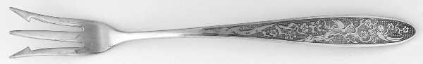 Golden Tree of Life (Sterling, 1974) Short Handle Pickle/Olive Fork
