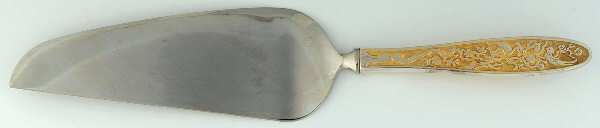 Golden Tree of Life (Sterling, 1974) Pie & Cake Server with Stainless Blade