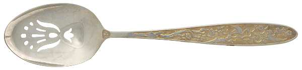 Golden Tree of Life (Sterling, 1974) Pierced Tablespoon (Serving Spoon)