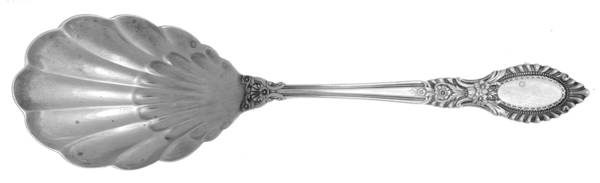 Guildhall (Sterling, 1941, No Monos) Large Solid Berry/Casserole Spoon
