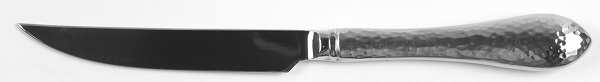 Hammered Antique Glossy (Stainless) Individual Steak Knife Hollow Handle