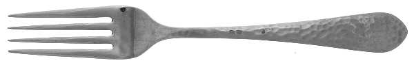 Hammered Antique Glossy (Stainless) Fork