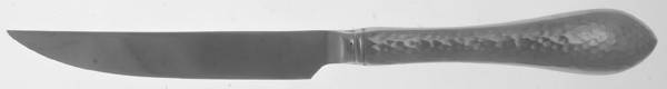 Hammered Antique Glossy (Stainless) Individual Steak Knife Hollow Handle