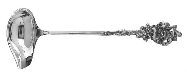 Harlequin (Silverplate 1964) Solid Piece Cream Ladle