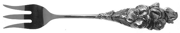 Harlequin (Silverplate 1964) Cocktail/Seafood Fork