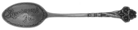 Harlequin (Sterling) Souvenir Spoon (Demitasse)