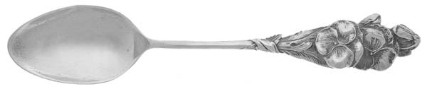 Harlequin (Sterling) Spoon-Teaspoon (Five O'Clock)