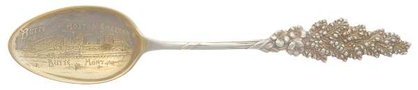 Harlequin (Sterling) Souvenir Spoon (Five O'Clock)
