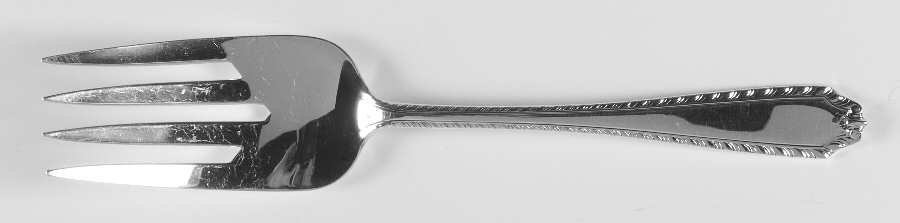 Hawthorne (Sterling, 1934) Small Solid Cold Meat Serving Fork
