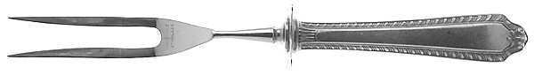 Hawthorne (Sterling, 1934) Small Steak Carving Fork with Stainless Prongs