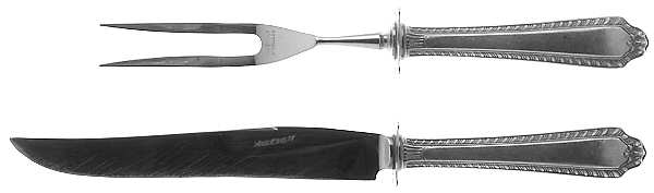 Hawthorne (Sterling, 1934) Small Stainless Blade 2-Piece Steak Carving Set