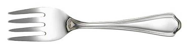 Hepplewhite-Plain (Sterling, 1907, No Monos) New Style Baby Fork