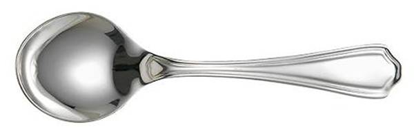 Hepplewhite-Plain (Sterling, 1907, No Monos) New Style Straight Handle Baby Spoon