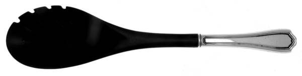 Hepplewhite-Plain (Sterling, 1907, No Monos) Salad Serving Fork with Plastic Prongs