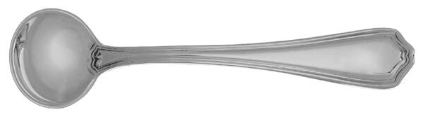 Hepplewhite-Plain (Sterling, 1907, No Monos) Master Salt Spoon