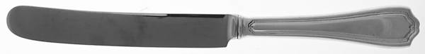Hepplewhite-Plain (Sterling, 1907, No Monos) Old French Hollow Knife with Bolster