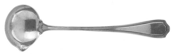 Hepplewhite-Plain (Sterling, 1907, No Monos) Cream Dipper with One Spout