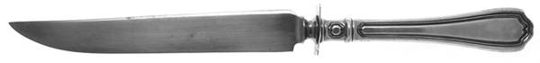 Hepplewhite-Plain (Sterling, 1907, No Monos) Small Steak Carving Knife with Stainless Blade