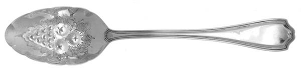 Hepplewhite-Plain (Sterling, 1907, No Monos) Tablespoon (Serving Spoon)