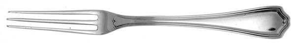 Hepplewhite-Plain (Sterling, 1907, No Monos) Individual Berry Fork