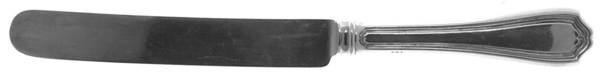 Hepplewhite-Plain (Sterling, 1907, No Monos) Old French Hollow Knife with Bolster by Reed & Barton