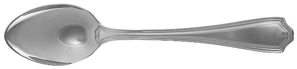 Hepplewhite-Plain (Sterling, 1907, No Monos) Demitasse Spoon