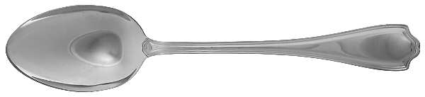 Hepplewhite-Plain (Sterling, 1907, No Monos) Tablespoon (Serving Spoon) by Reed & Barton