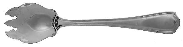 Hepplewhite-Plain (Sterling, 1907, No Monos) Ice Cream Fork