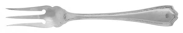 Hepplewhite-Plain (Sterling, 1907, No Monos) Oyster/Cocktail Fork