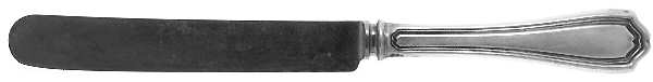 Hepplewhite-Plain (Sterling, 1907, No Monos) Old French Hollow Knife