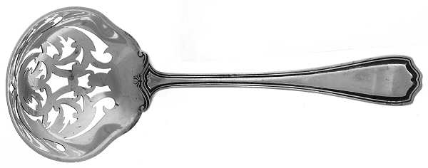 Hepplewhite-Plain (Sterling, 1907, No Monos) Small Sugar Sifter