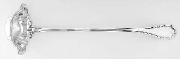 Hepplewhite-Plain (Sterling, 1907, No Monos) Punch Ladle Solid Piece