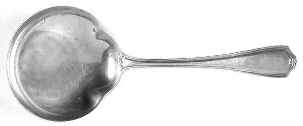 Hepplewhite-Plain (Sterling, 1907, No Monos) Solid Bon Bon Spoon by Reed & Barton