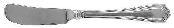 Hepplewhite-Plain (Sterling, 1907, No Monos) Butter Spreader Hollow Hdl-Paddle/Stainless Blade by Reed & Barton