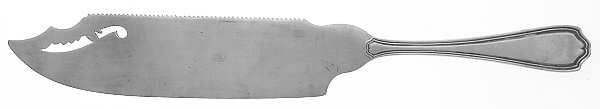 Hepplewhite-Plain (Sterling, 1907, No Monos) Cake Saw Solid Piece