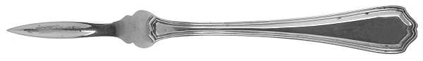 Hepplewhite-Plain (Sterling, 1907, No Monos) Solid Nut Pick