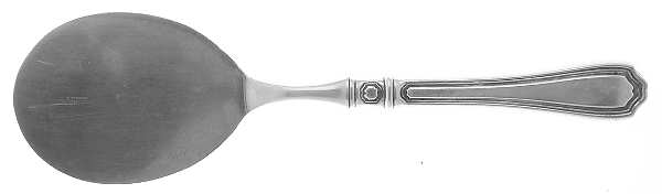 Hepplewhite-Plain (Sterling, 1907, No Monos) Egg Server with Silverplate Blade by Reed & Barton