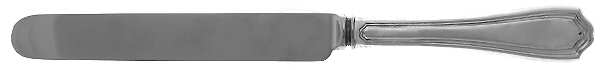 Hepplewhite-Plain (Sterling, 1907, No Monos) Blunt Hollow Knife with Bolster