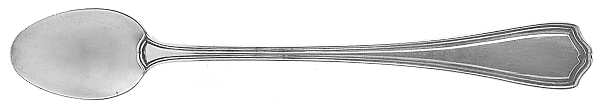 Hepplewhite-Plain (Sterling, 1907, No Monos) Infant Feeding Spoon by Reed & Barton